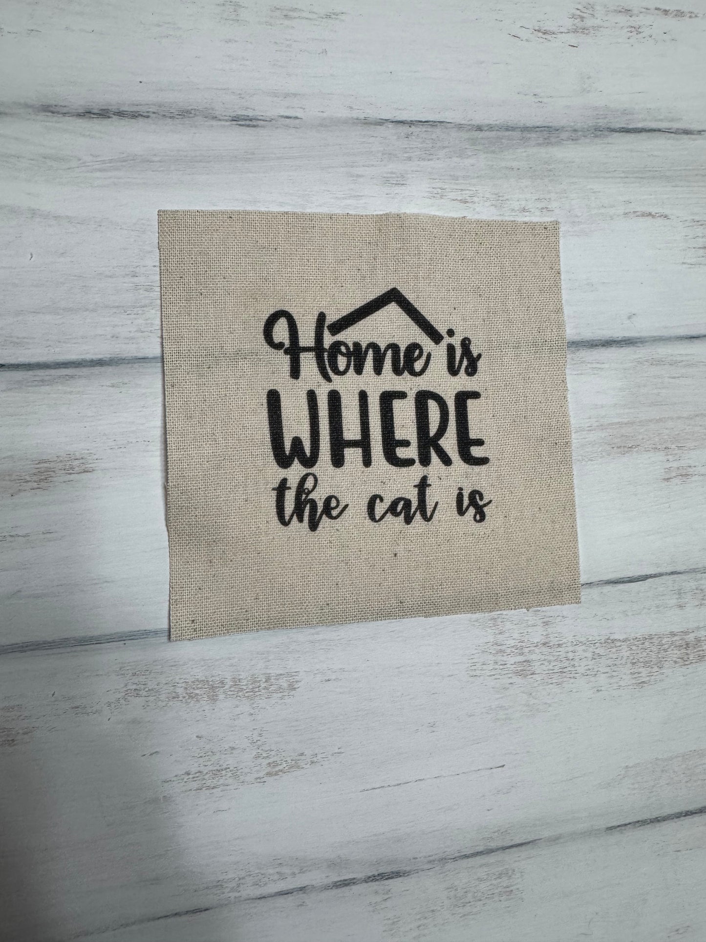 Home is where the cat is 5” patch