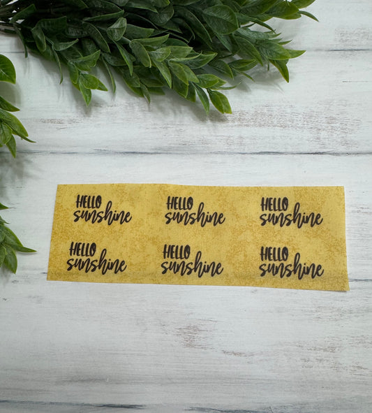 Hello sunshine mini prints set of 6