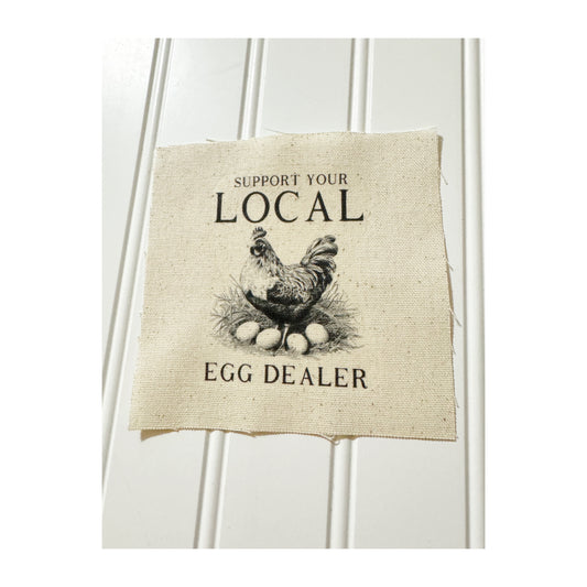 Support your local egg dealer 5” patch