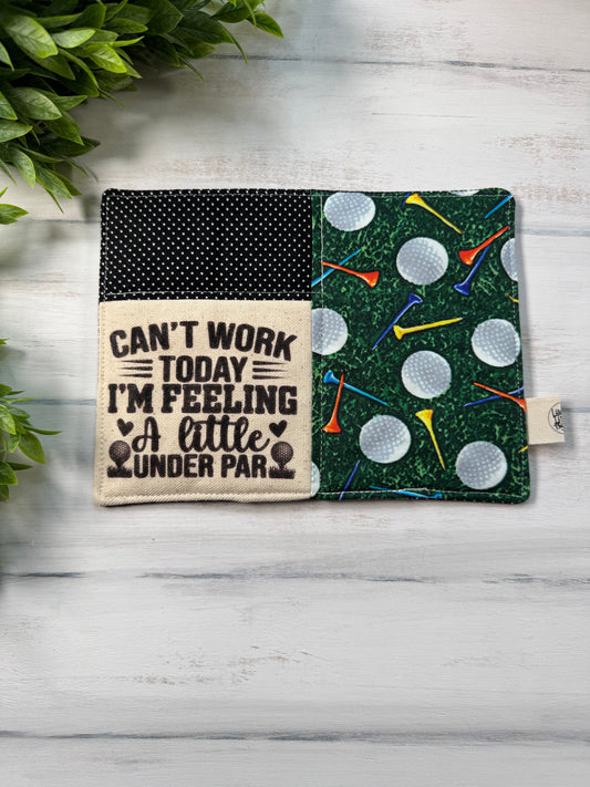 Feeling under par mug rug