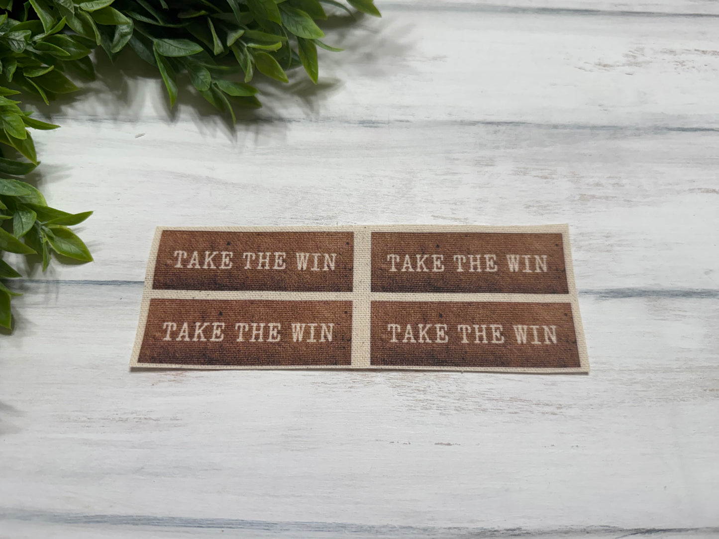 Take the win mini prints set of 4