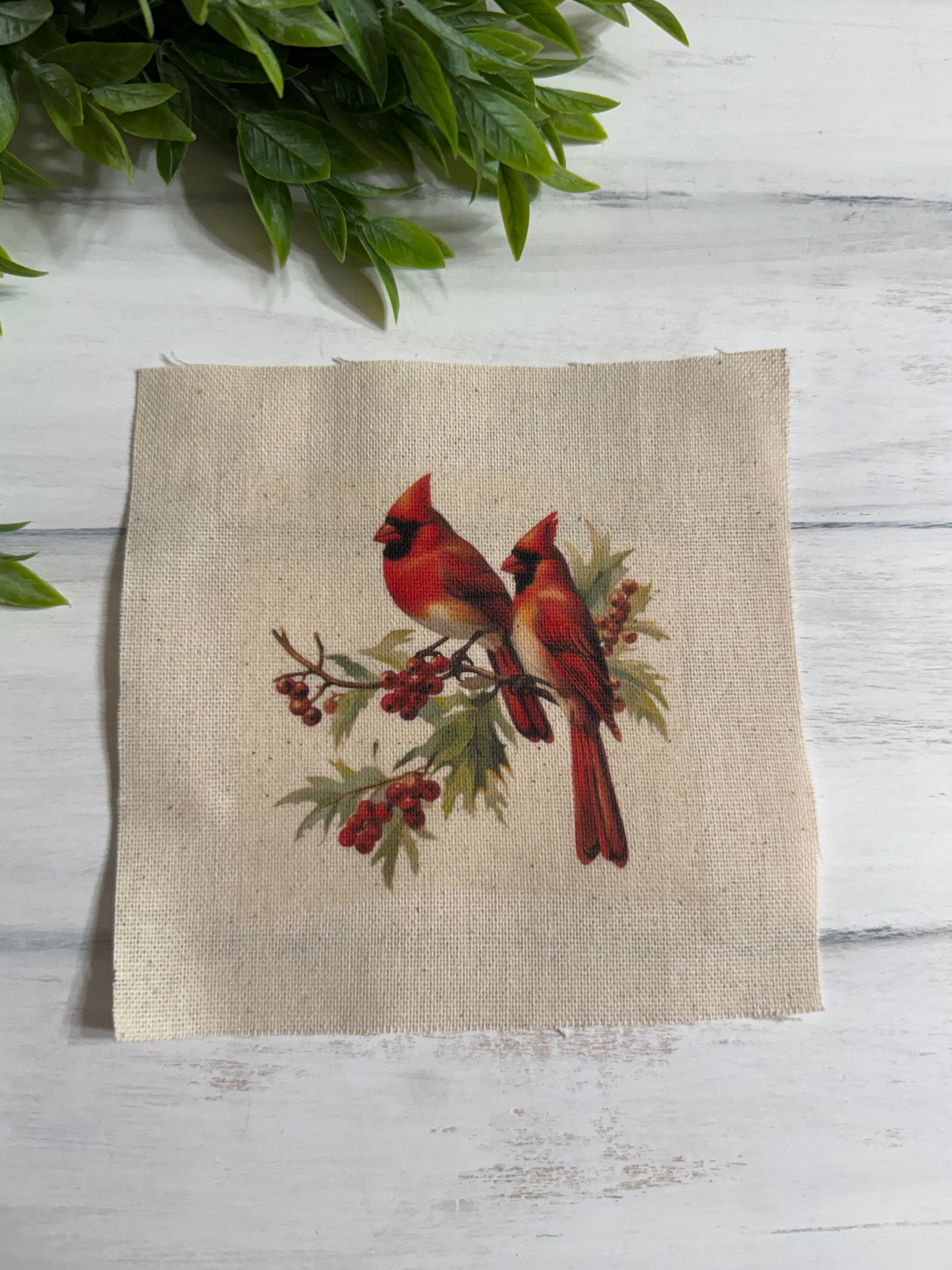 Pair of cardinals 5” patch