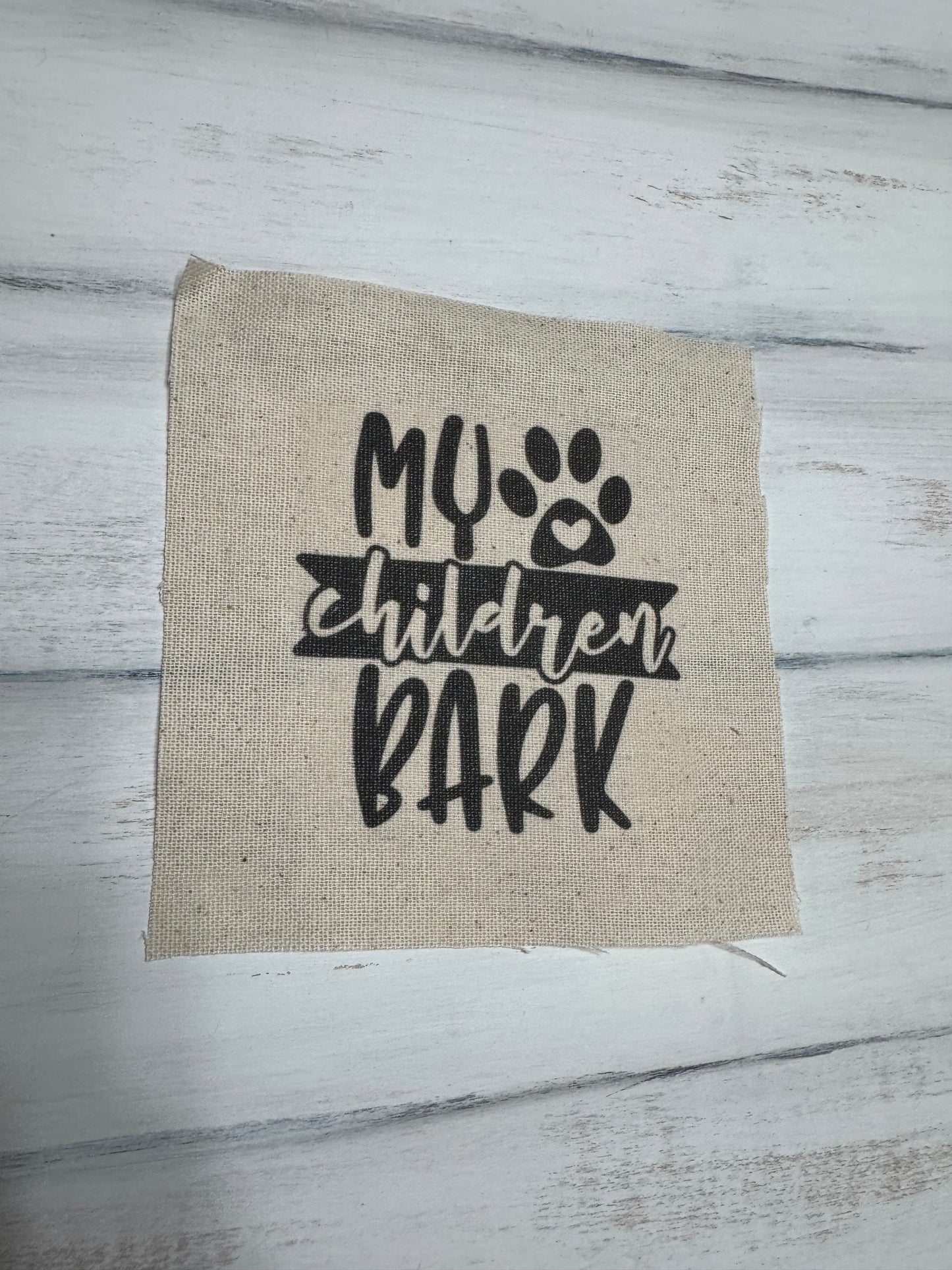 My children bark 5” patch