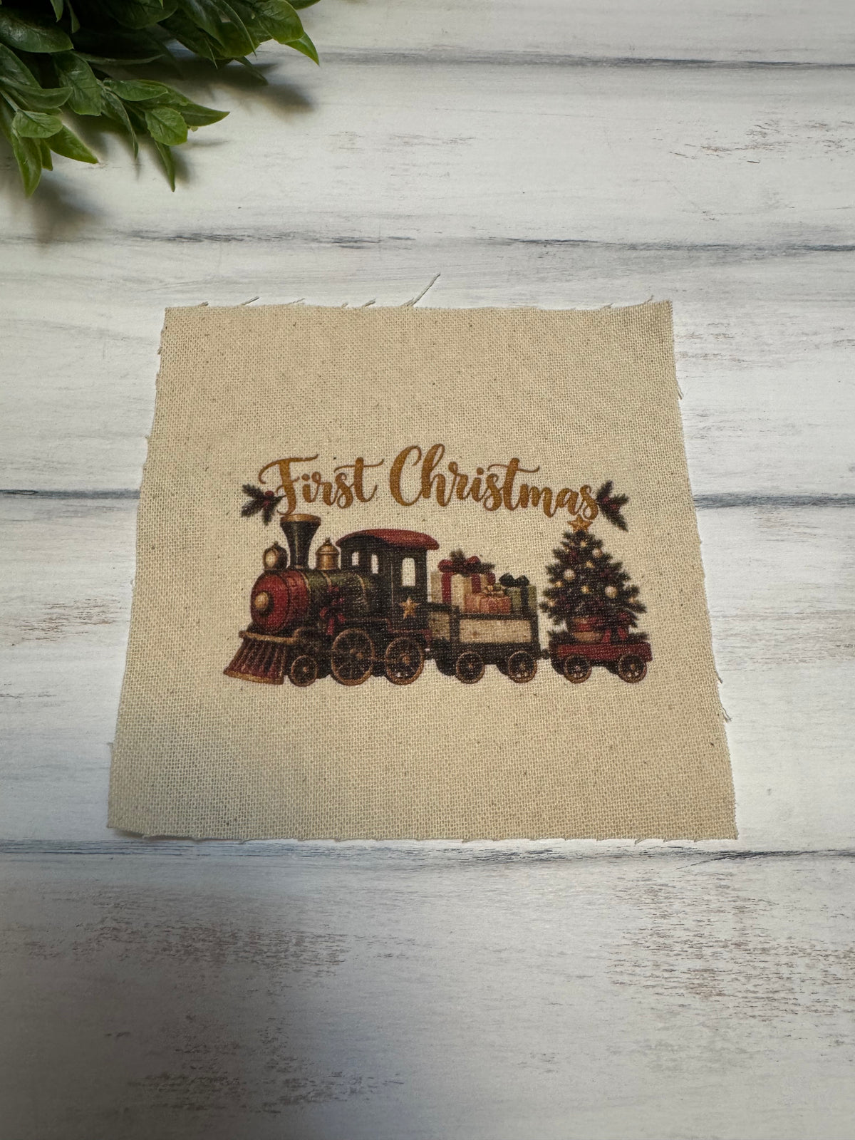 1st Xmas train 5” patch