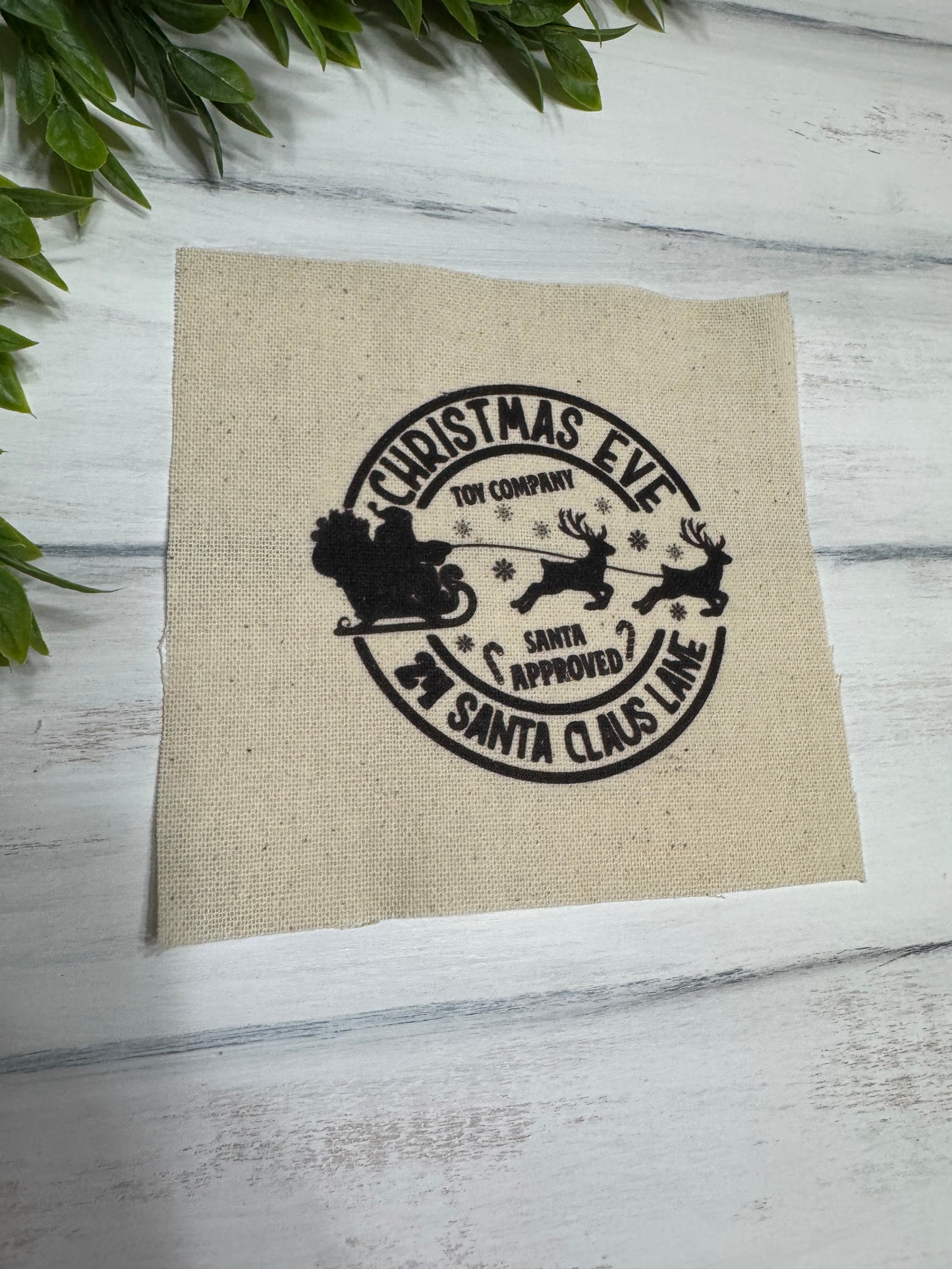 Christmas Eve toy co 5” patch