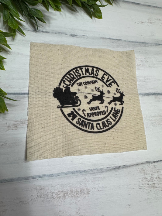 Christmas Eve toy co 5” patch