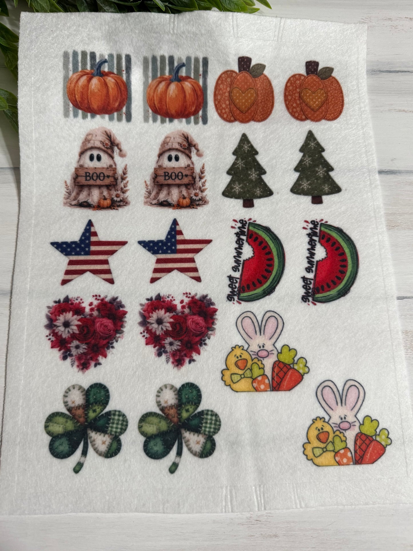 Seasonal minis 1 sheet of prints