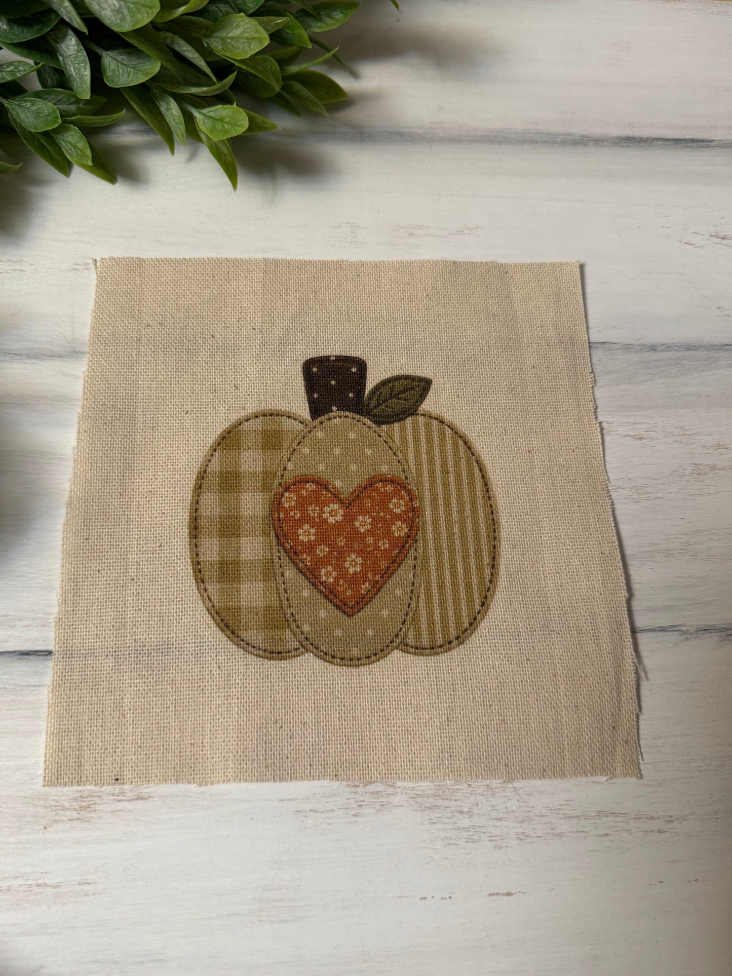 Tan pumpkin 5” patch