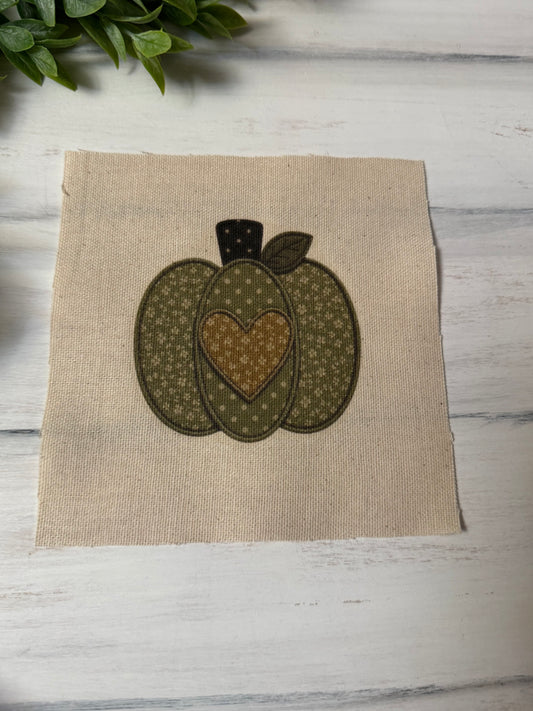 Sage pumpkin 5” patch