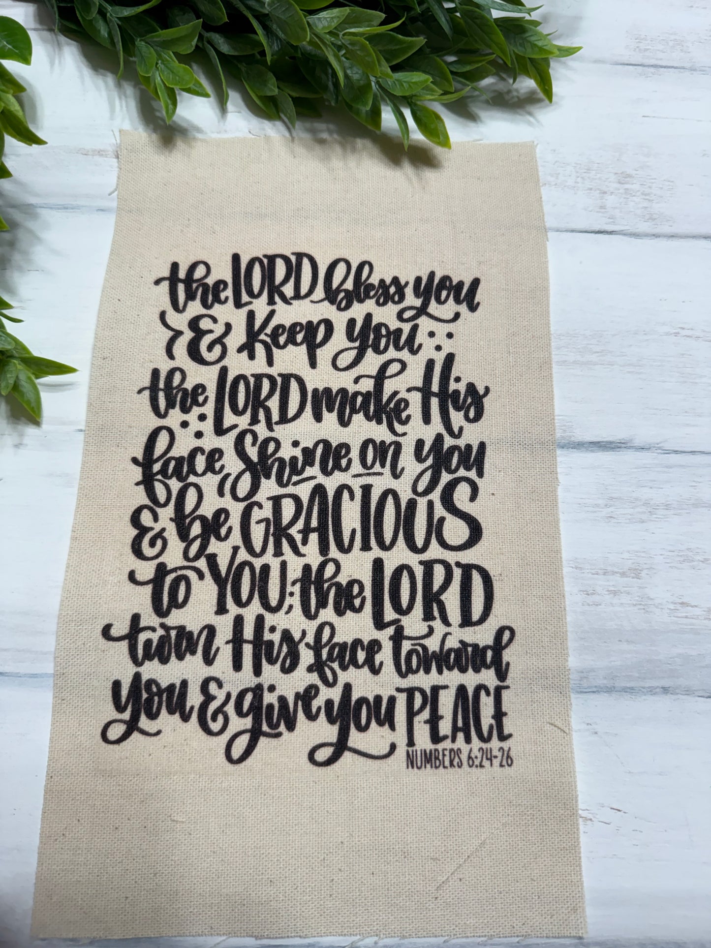 The Lord bless you 6"X 8" patch
