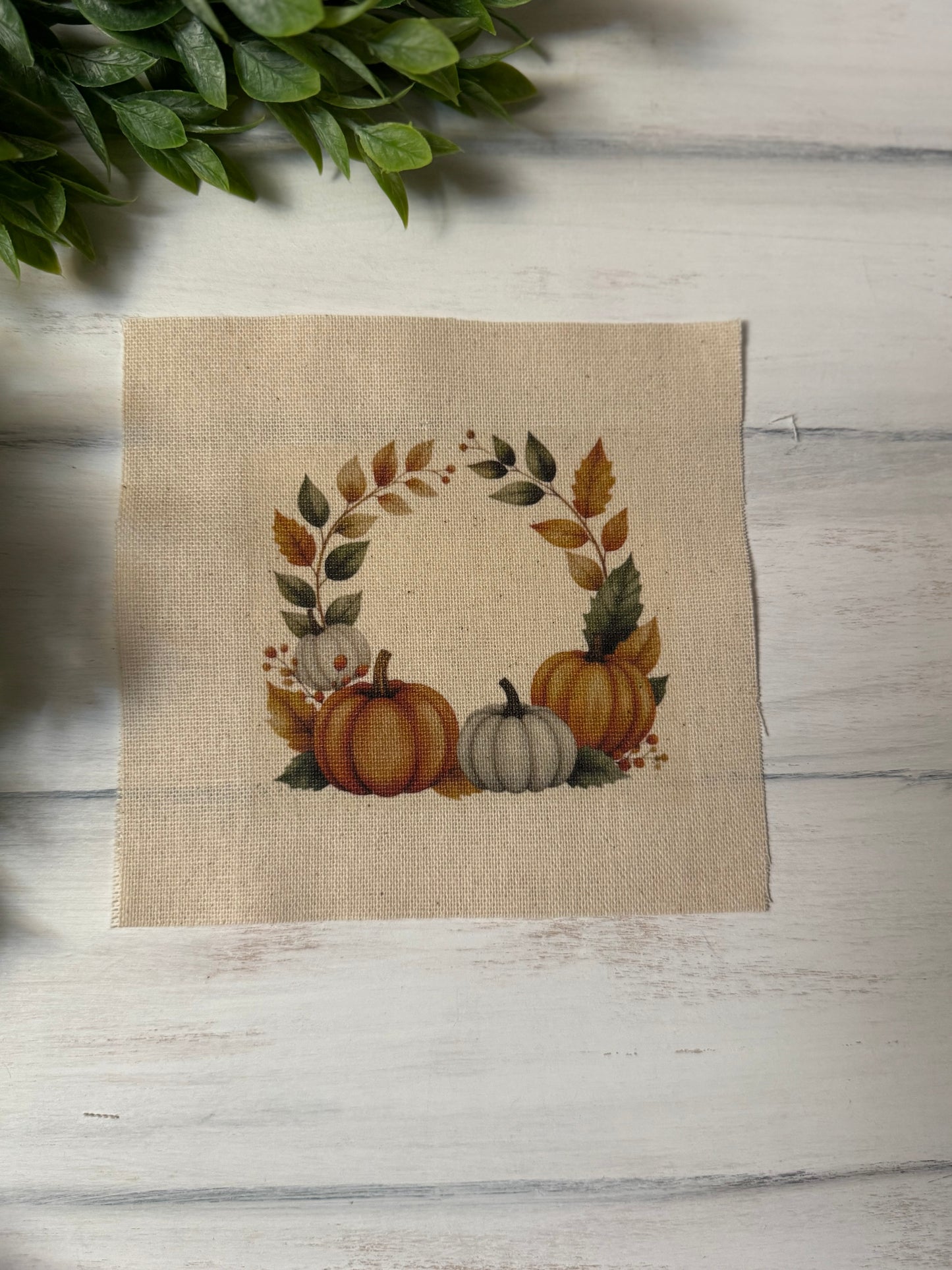 Pumpkin wreath 5” patch