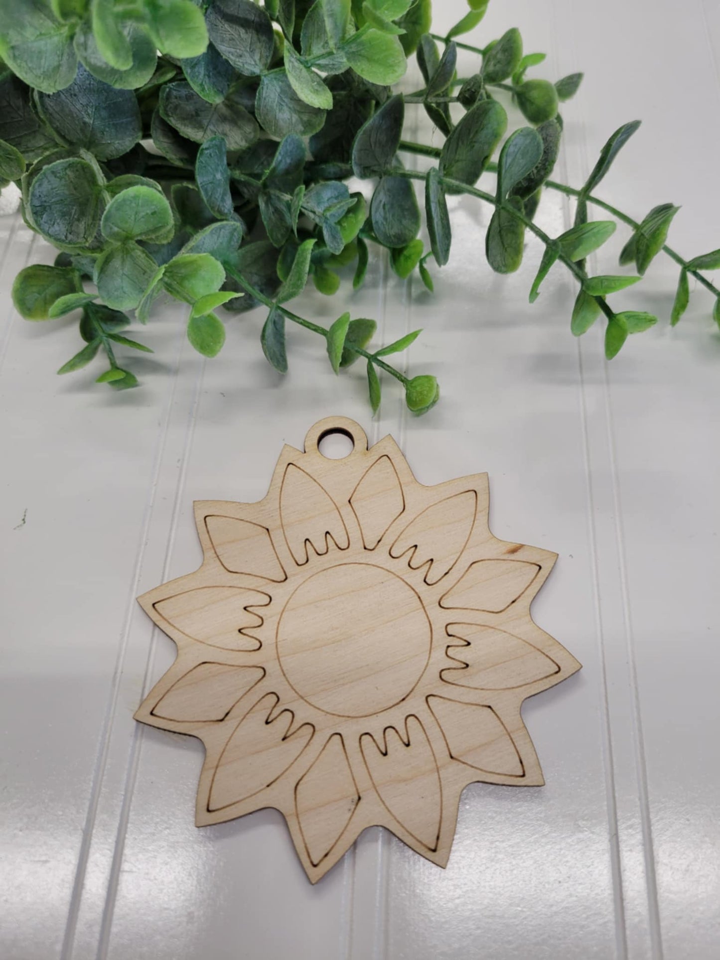 4” sunflower tag