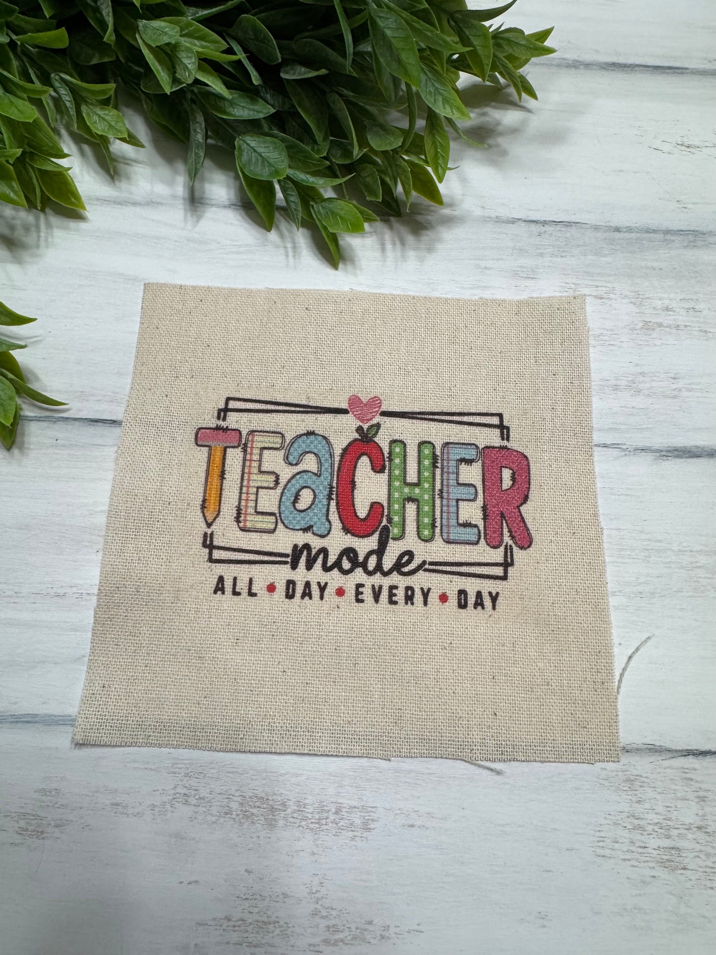 Teacher Mode 5” patch
