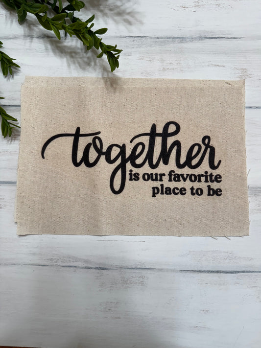 Together is our favorite pillow kit