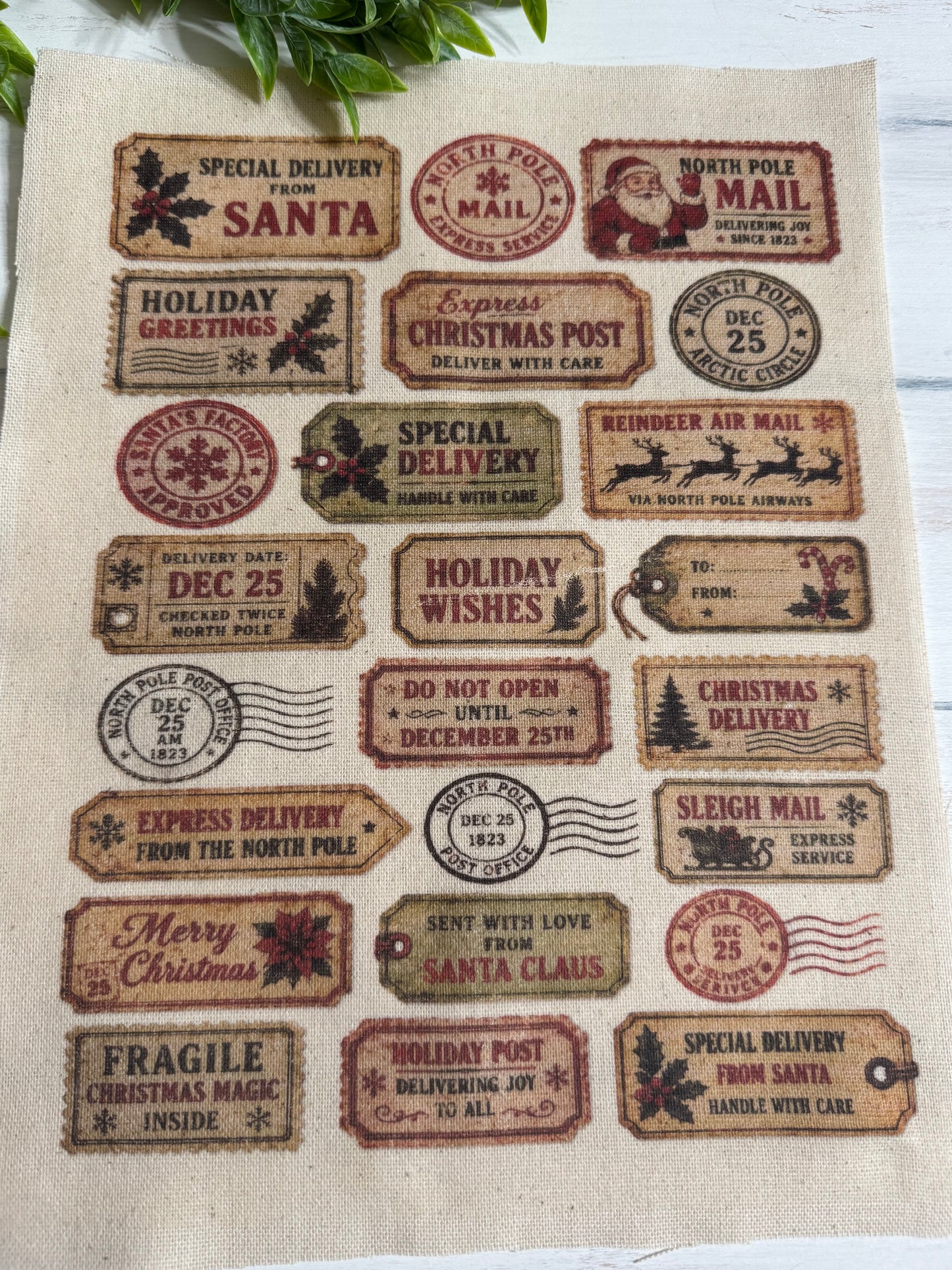 Special delivery & more sheet of words