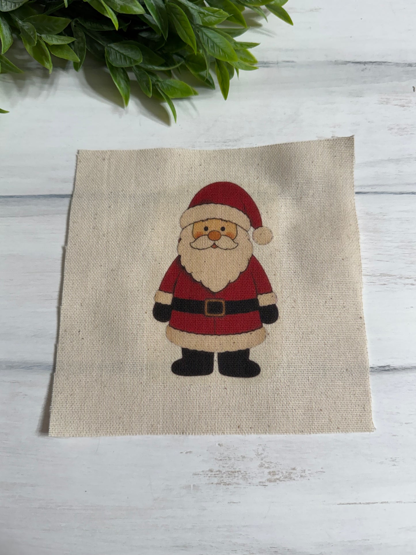 Red Santa 5” patch