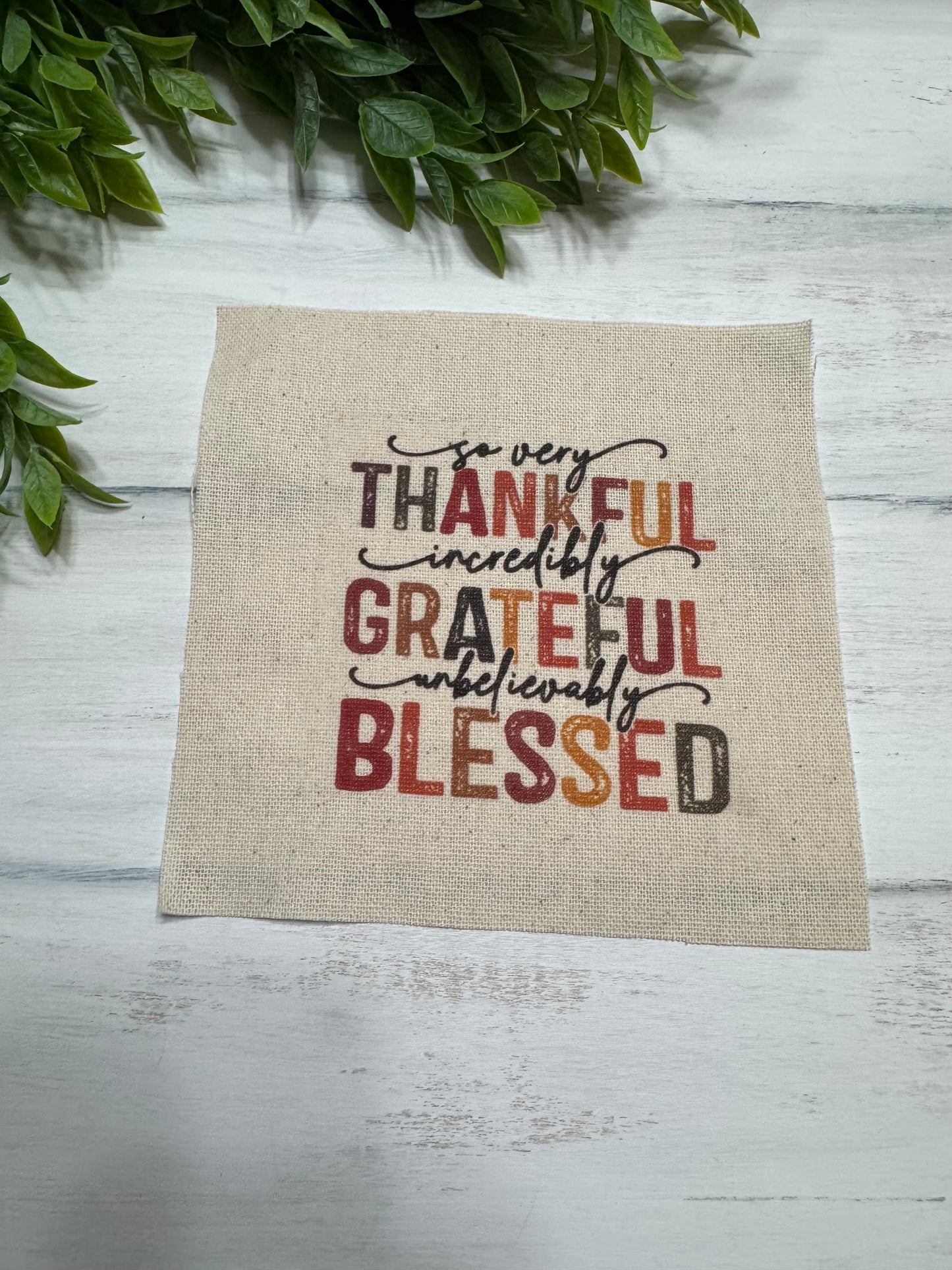 Thankful 5” patch