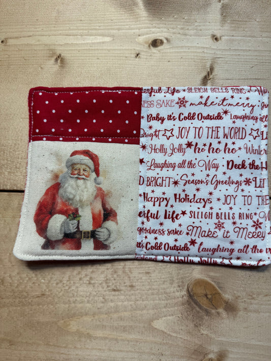 Santa mug rug