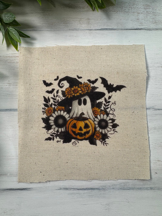 Witch ghost 5” patch