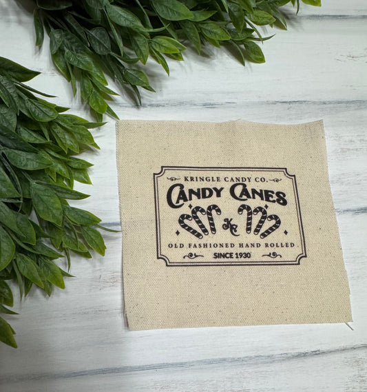 Candy canes shop 5” patch