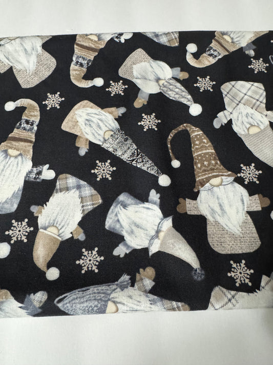 Winter gnomes remnant fabric