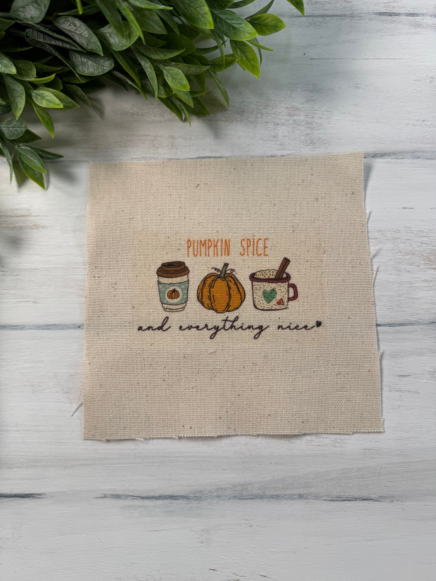 Pumpkin spice and everything nice 5” patch