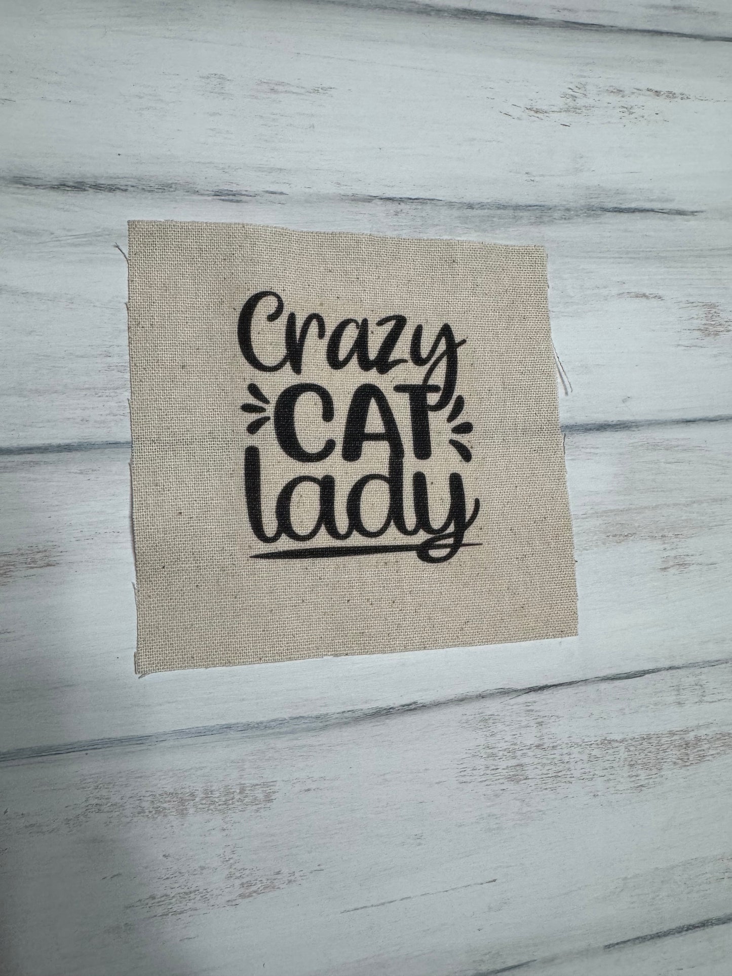 Crazy cat lady 5” patch