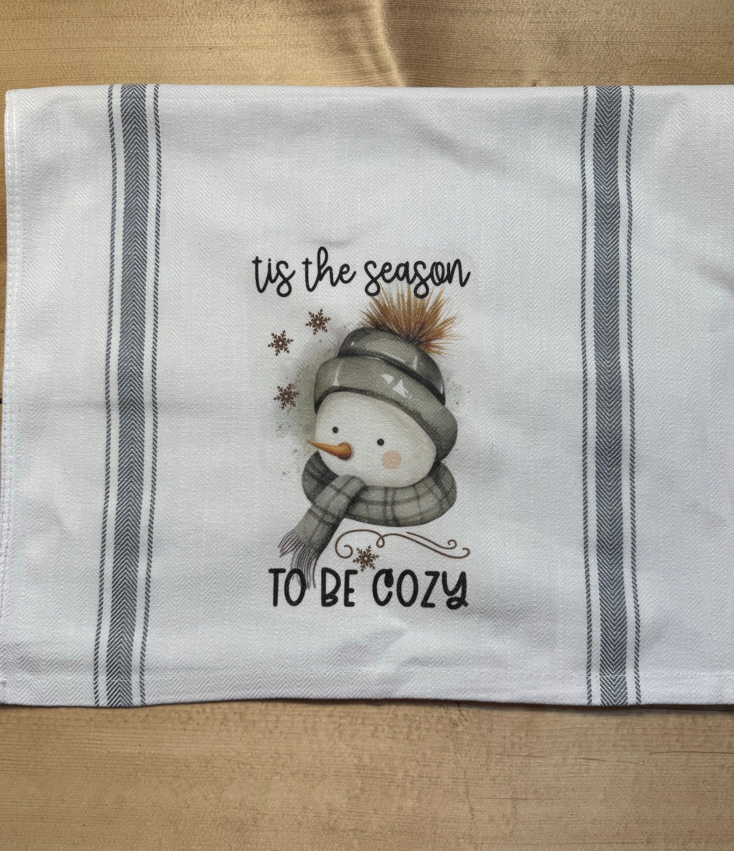 Be cozy tea towel