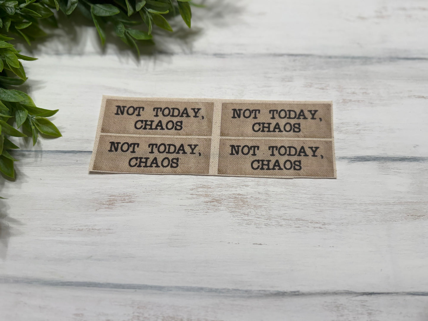 Not today chaos mini prints set of 4
