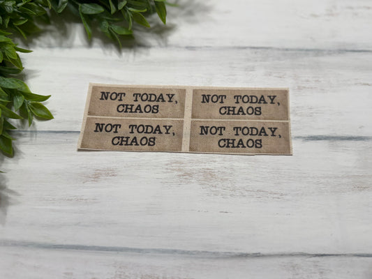 Not today chaos mini prints set of 4