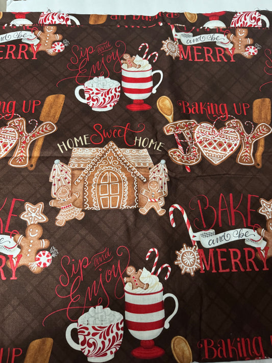 Baking up Joy (Large print) 2 yard fabric