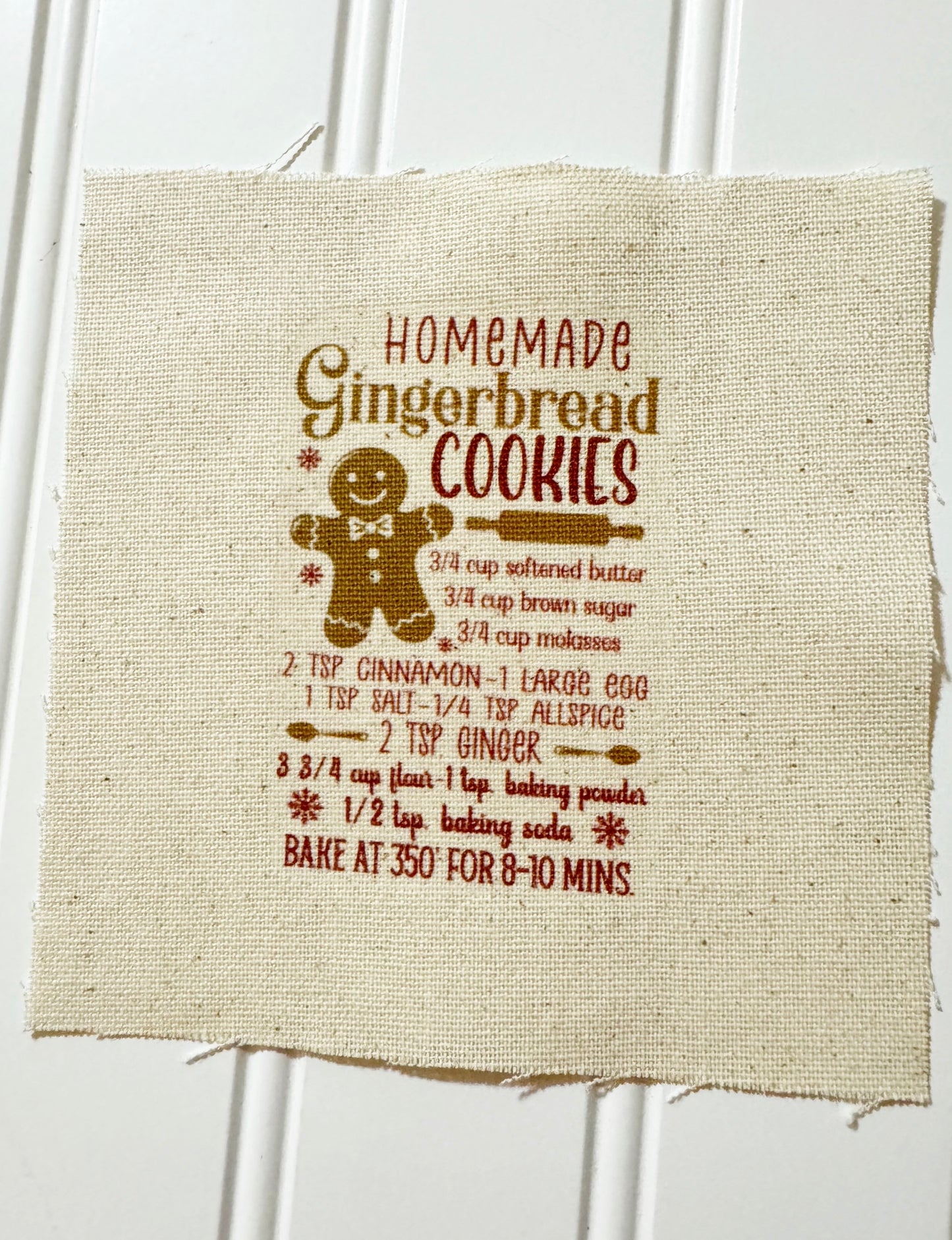 Gingerbread Cookies 5” patch