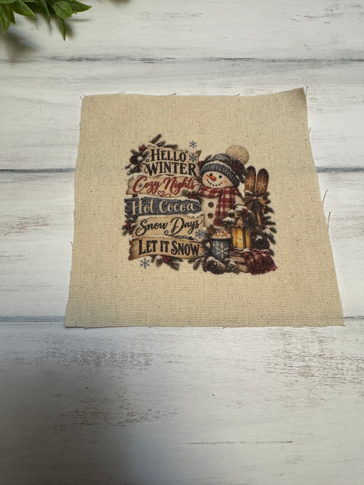 Winter list 5” patch