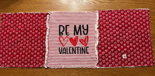 36” Be My Valentine table runner