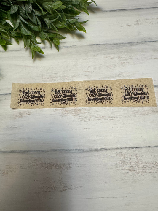 Hot cocoa mini prints set of 4
