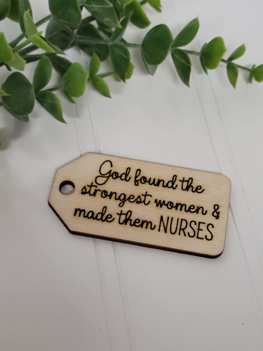 God found the strongest wooden tag