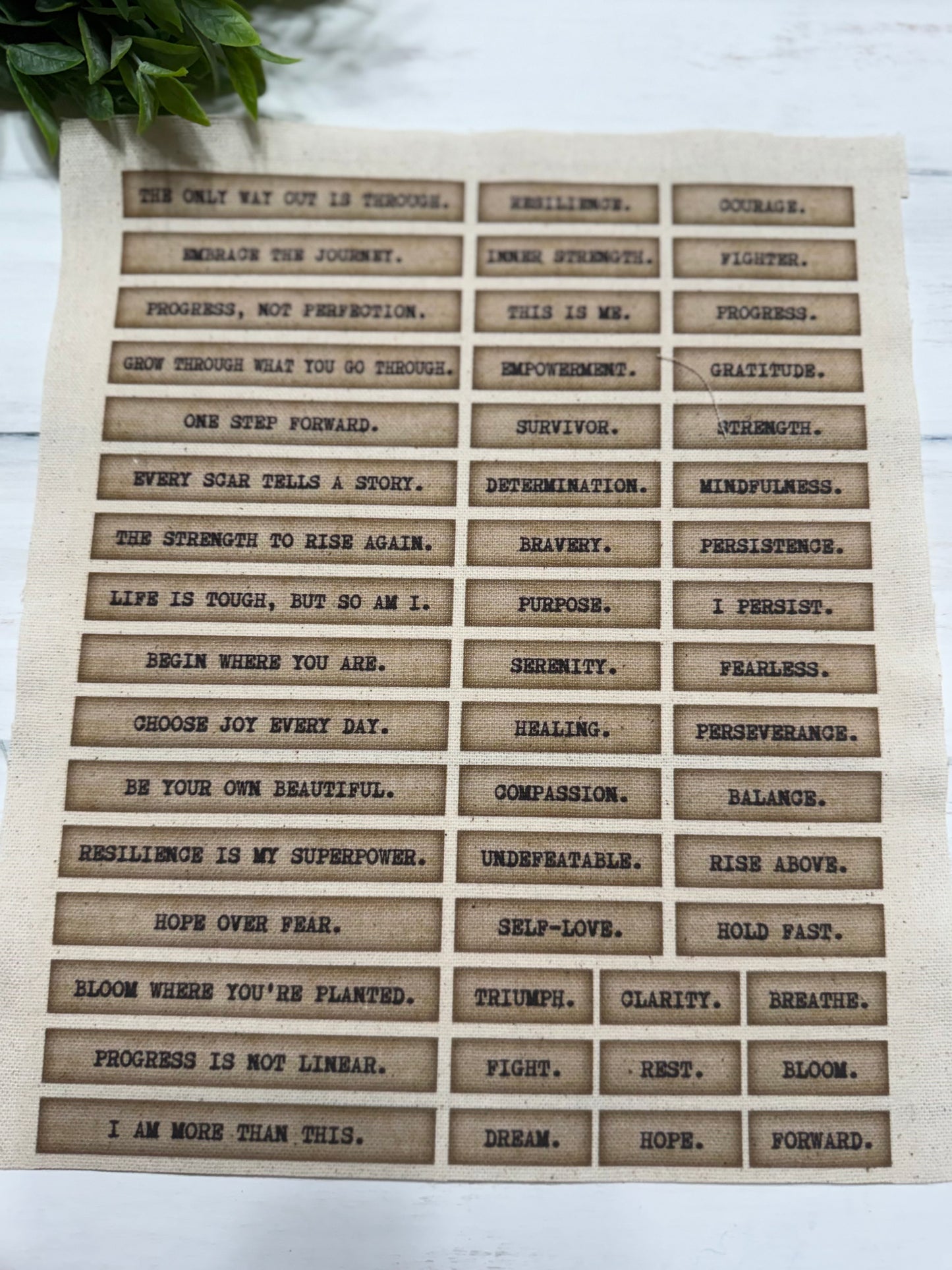 The only way words page