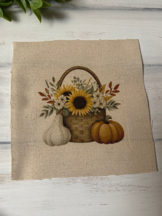 Fall basket 5” patch