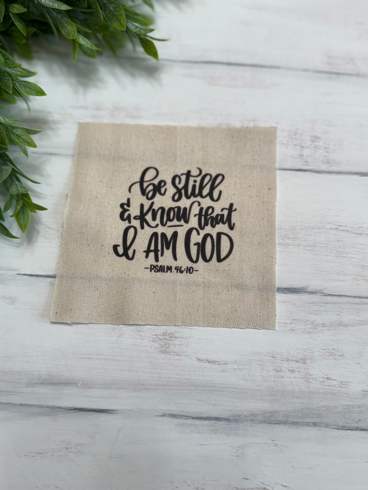 Be still and know 5” patch