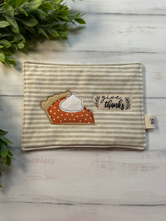 Give thanks mug rug