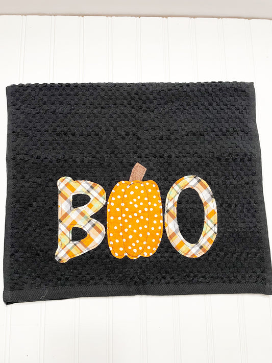 BOO tea towel