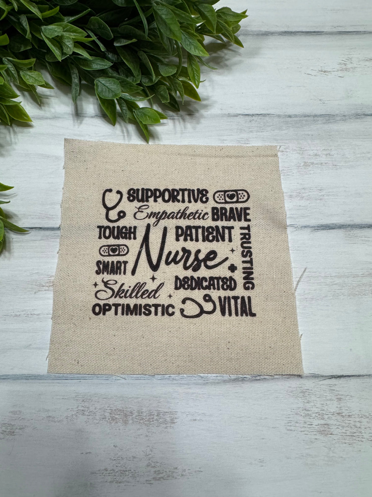 Nurse words 5” patch