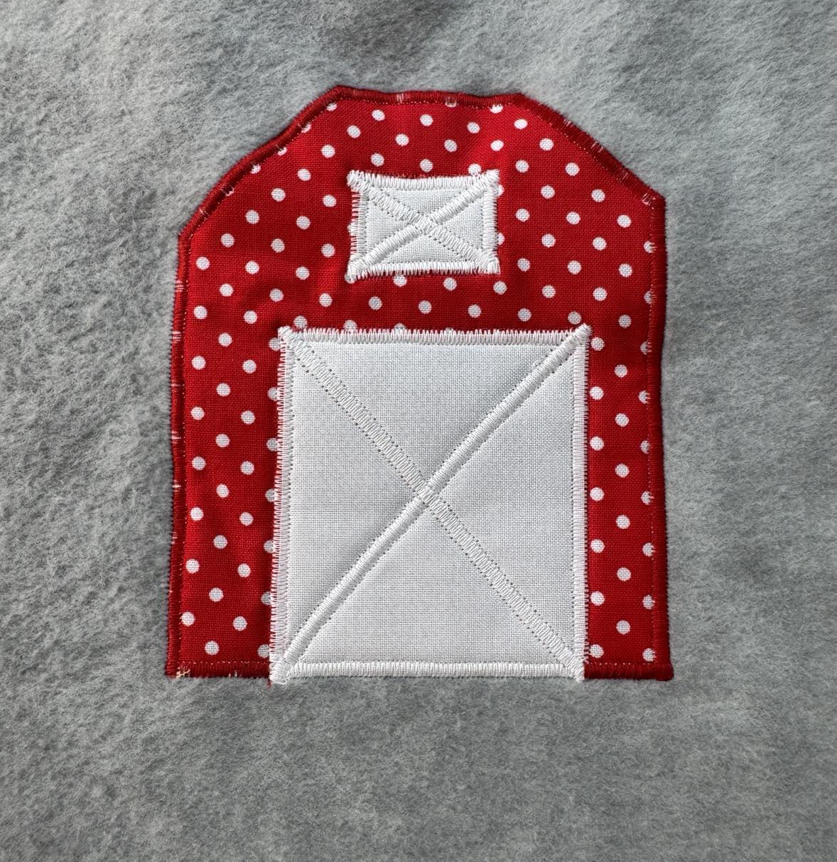 Barn applique pattern