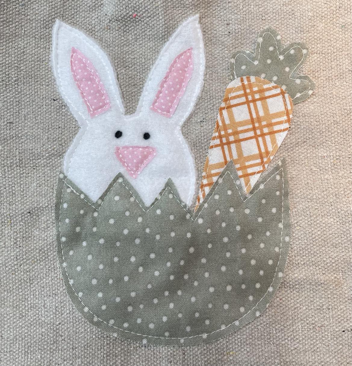 Everything in an egg applique pattern