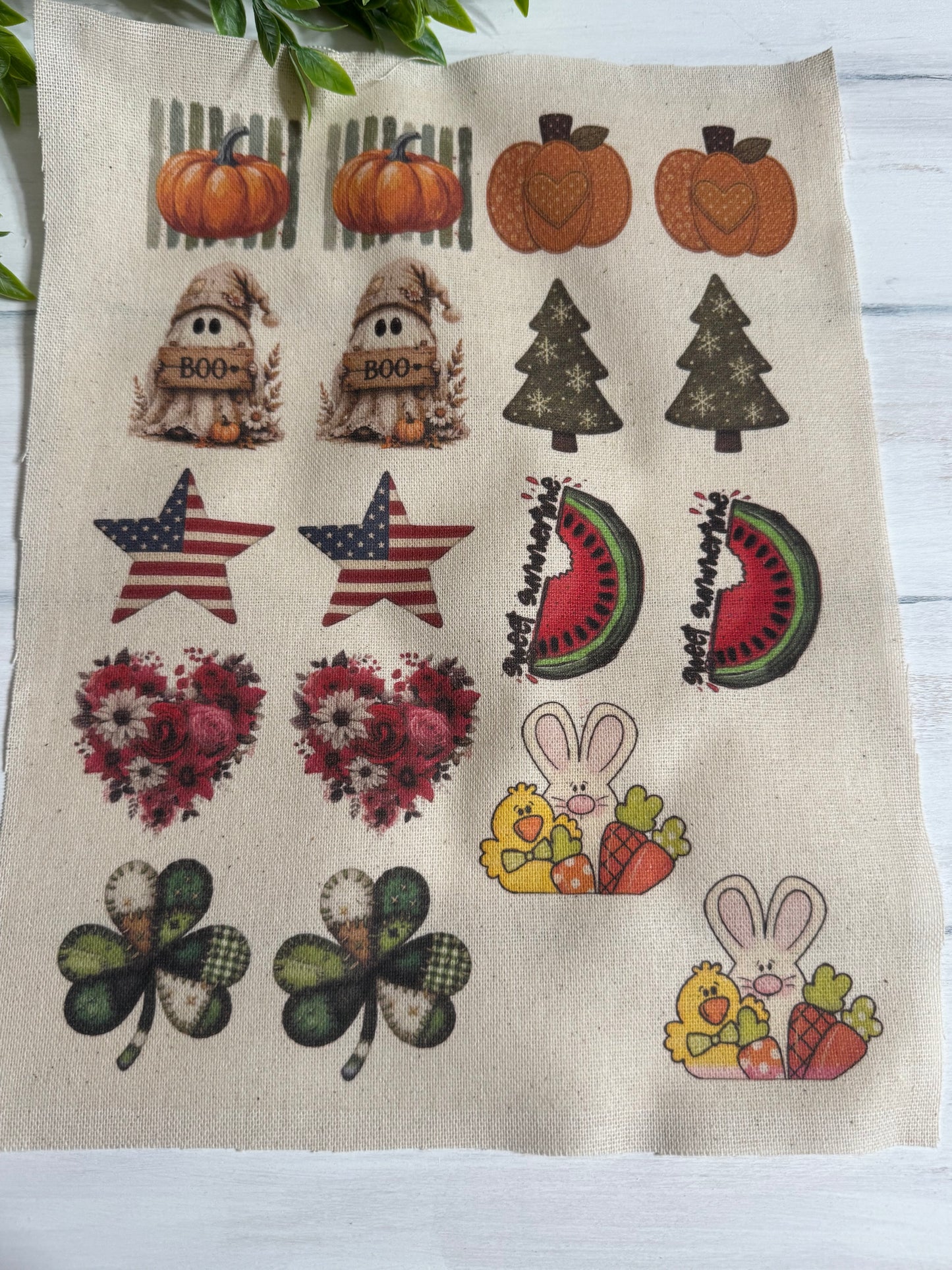 Seasonal minis 1 sheet of prints