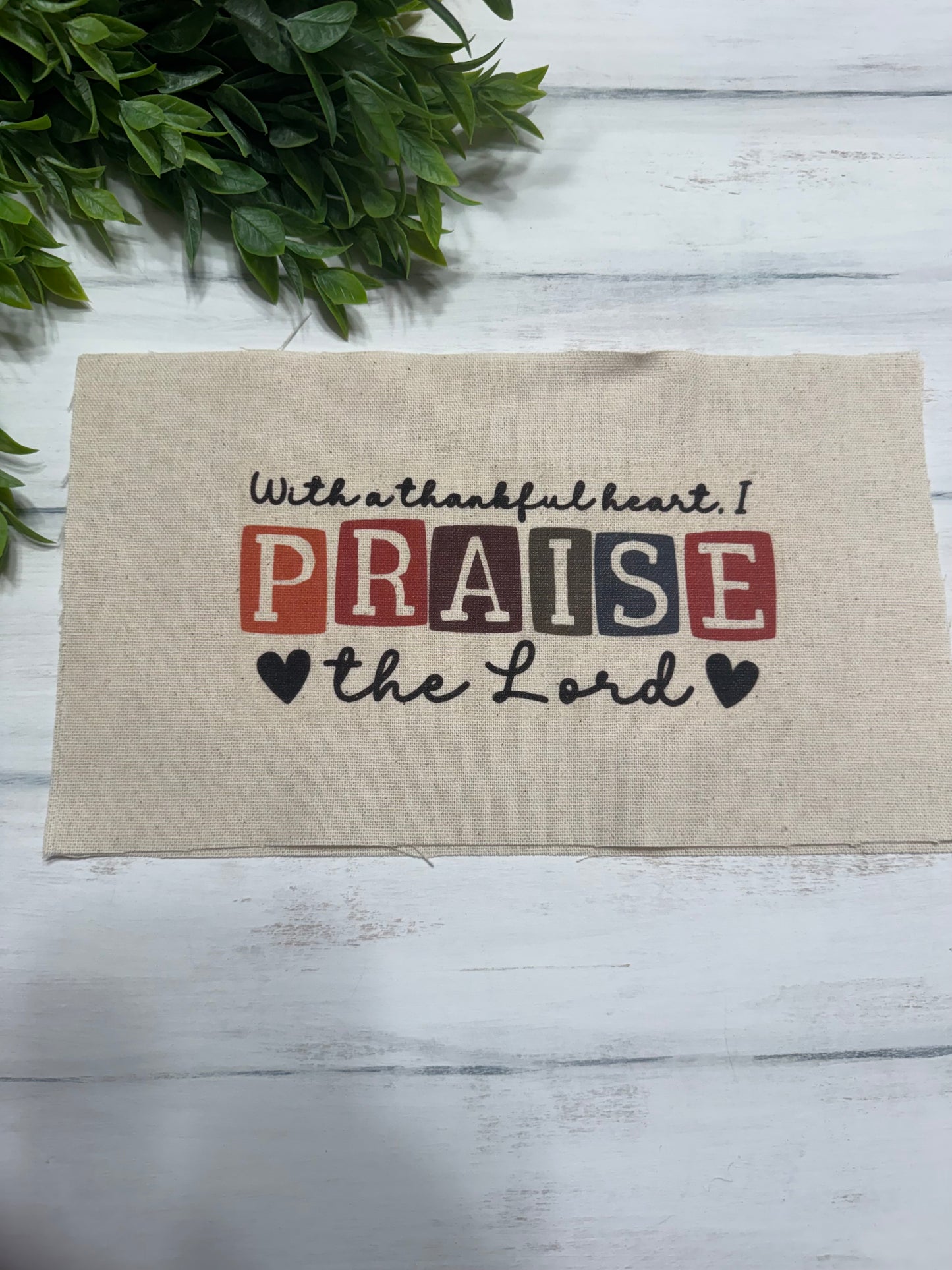 Praise the Lord pillow kit