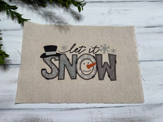Let it snow pillow kit