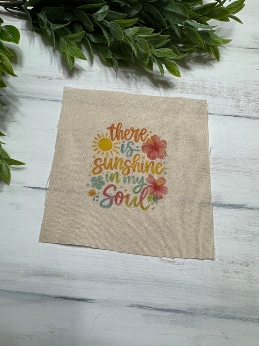 There is sunshine 5” patch