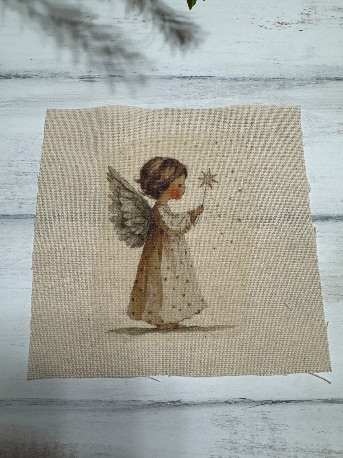 Angel with star 5” patch