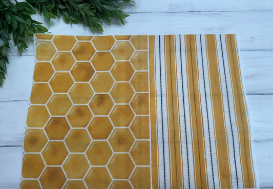 Bee printed felt sheets